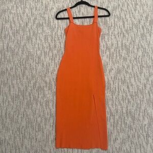 Superdown slit dress